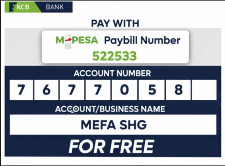 KCB payment method
